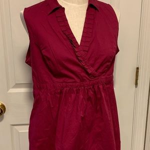 Magenta maternity top